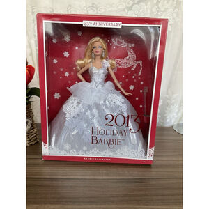 2013 Holiday Barbie Doll 25th Anniversary Mattel X9195 Near Mint